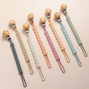 2026년 신생아 선물 치발기 체인 BPA 프리 실리콘 아기 젖꼭지 클립 휴대용 젖꼭지 홀더 치발기 장난감 아기 용품