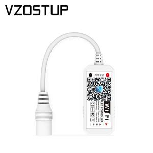 Wifi RGBW RGB 컨트롤러 매직 홈 APP Amazon Alexa Google 홈과 함께 작동 DC12-24V RGB LED 스트립 조명 음성 제어 조광기