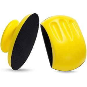 1pcs 5/6 인치 핸드 샌딩 블록 후크 및 루프 핸드 샌더 나무 라운드 및 마우스 핸드 샌딩 블록 샌딩