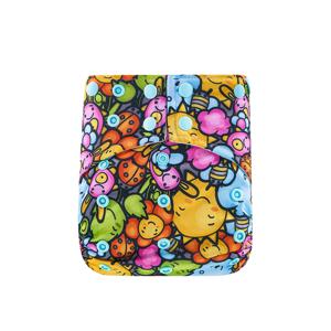 HappyFlute 친환경 3-15kg 유기농 면 내부 이중 누출 가드 포켓 아기 천 기저귀 기저귀