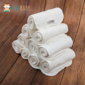 (10 개/몫) ALVABABY 흡수성 3 레이어 마이크로 화이버 인서트 재사용 가능한 아기 기저귀 인서트