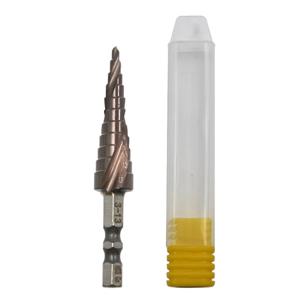 M35 육각 나선형 코발트 함유 스텝 드릴, 스테인레스 스틸 홀 오프너, Co 파고다 드릴 비트, 절단 도구, 3-13mm