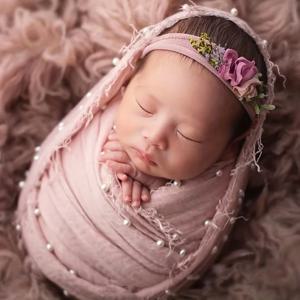 아기 사진 촬영 진주 랩, 사진 스튜디오 소품, 랩 수건, 신생아 사진 소품, 사진 액세서리