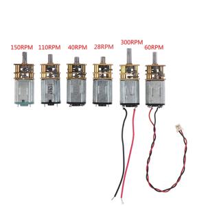 미니 N20 기어 모터, DC 3V-12V 저속 풀 메탈 기어박스 기어 감속기, 전기 엔진, 대형 토크, DIY 장난감 로봇