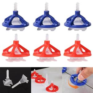 나선형 세라믹 타일 레벨링 시스템, 타일 레벨러 스페이서 베이스플레이트, 타일 배치 벽 바닥 고정 건설 도구, 50 개, 100 개