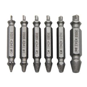 추출기 더블 헤드 나사 슬라이드 치아 제거 도구, S2 스크루드라이버, 깨진 와이어 세트