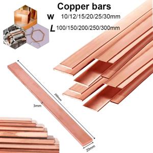 1pcs 구리 스트립 T2 구리 순수 플랫 스틸 스트립 순수 구리 및 전기 도금 DIY 재료 두께 1/1.5/2/3/4/5/6/8mm