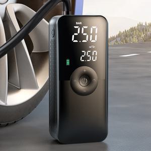 CARSUN 충전식 타이어 팽창기 Motocycle 자전거 공에 대 한 디지털 무선 자동차 타이어 팽창기 휴대용 압축기 공기 펌프