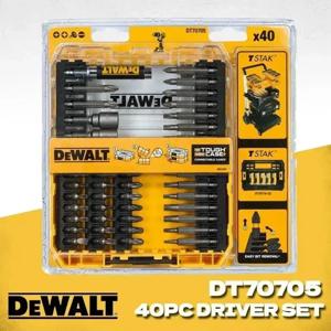 DEWALT DT70705 헤비 듀티 케이스에 드라이버 비트 세트 40개 무선 드릴 드라이버 비트 세트 전동 공구 액세서리 DT70705-QZ