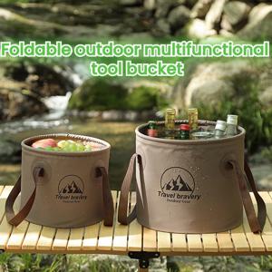 내구성 다기능 휴대용 방수 접이식 싱크 버킷 여행 분지 캠핑 하이킹 도구 보관 버킷 10L/20L