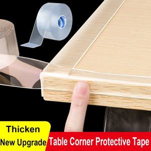 테이블 가장자리 가드 테이프 가구 코너 보호 스트립 자체 접착 투명 어린이 충돌 방지 소프트 범퍼 아기 안전