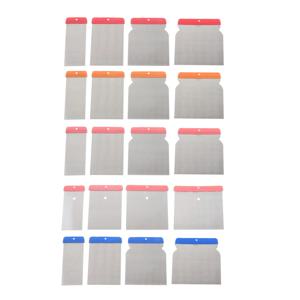 4Pcs 퍼티 나이프 손 도구 자동차 수리 벽 패치 퍼티 석고 시멘트 적용 마른 벽에서 나온 석고 삽 주걱 수리