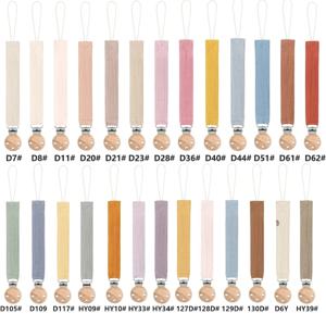 N80C 목화 헝겊 젖꼭지 클립 아기 Teether 장난감 교수형 밧줄 더미 체인 노리개 주최자 신생아 필수 간호 제품