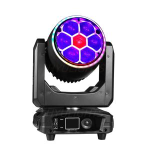 Bee Eye Bee Bee Bee Beam Wash Halo Effect LED 무빙 헤드, DJ 무대 조명 효과, 300W RGBW, 4in 1, 7x40W