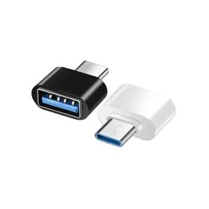 맥북 프로 아이패드 미니 6/프로 맥북 에어 타입 C 장치용 C 타입-USB 어댑터 3.0 USB-C 3.1 수 OTG A 암 데이터 커넥터