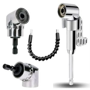 105 도 스크루 드라이버, 1/4 인치 익스텐션 육각 드릴 비트, 조정 가능한 육각 비트 각도 드라이버, 스크루 드라이버 소켓 거치대 어댑터 도구