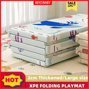200x180CM XPE 아기 놀이 매트 크롤링 매트 운반 가방 유아 바닥 매트와 대형 접이식 방수 Playmat
