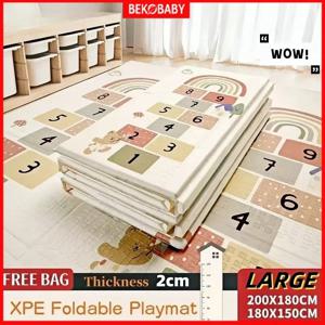 아기 놀이 매트, 바닥용 접이식 및 방수 놀이 매트, 영유아용 양면 폼 놀이 매트, 크롤링 매트
