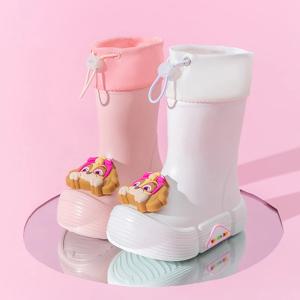 PAW Patrol 어린이 장화, 미끄럼 방지 튜브 방수 고무 신발, 아기 사계절 만능 장화