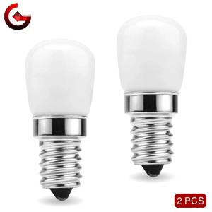 2개/세트 3W E14 LED 냉장고 전구 냉장고용 콘 전구 AC 220V LED 램프 화이트/웜 화이트 SMD2835 할로겐 전구 대체