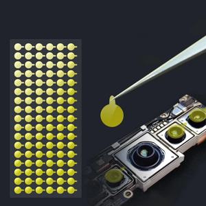 100Pcs 보호 카메라 스티커 먼지 스티커 아이폰 6G-15Promax 적외선 도트 매트릭스 보호 도구에 대 한 고온 테이프