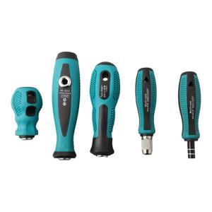 6.35mm 4mm 육각 5mm 라운드 자동 잠금 어댑터 스크루 드라이버 핸들 마그네틱 스크류 드라이버 비트 홀더 렌치 도구