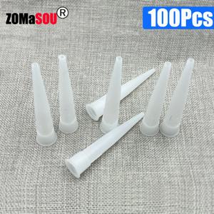 5-100pcs 유리 노즐 플라스틱 유리 접착제 코킹 건 노즐 실란트 실리콘 코킹 팁 입 캡 홈 건설 도구