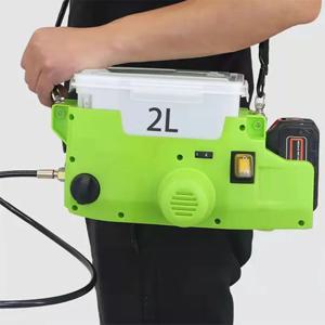 전기 고출력 배낭 휴대용 에어리스 분무기, 리튬 배터리, 전문 고전압 페인트 스프레이건 기계, 신제품