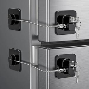 냉장고 도어 잠금 장치, 주방 냉동고, 캐비닛 및 서랍용 어린이 보호 냉장고 도어 잠금 장치, 에어 오븐 에어 프라이어, 옷장