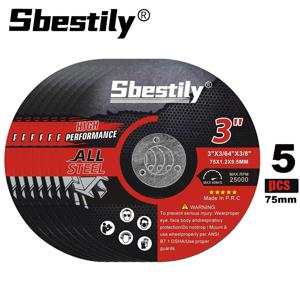 5pcs 75mm 원형 수지 톱 블레이드 앵글 그라인딩 도구에 대 한 미니 커팅 디스크 그라인딩 휠 금속 나무 스테인레스 스틸 절단