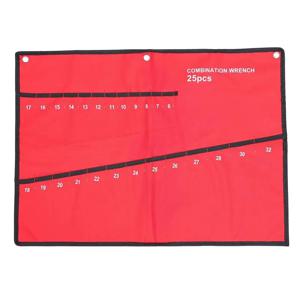 25 도구 보관 가방 롤업 캔버스 번들 가방 스패너 홀더 렌치 주최자 핸드 툴 파우치 케이스