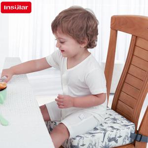 INSULAR 어린이 증가 의자 패드 아기 조절 가능한 부스터 좌석 휴대용 어린이 식사 쿠션 유모차 의자 이동식 높이기