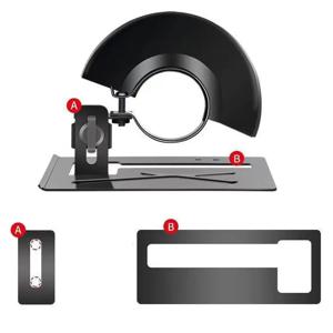 범용 앵글 그라인더 브래킷 DIY 스탠드 홀더 지지대 절단기 베이스 목공 테이블 보호 스탠드