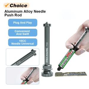 MECHANIC 수동 주사기 추진 도구, 알루미늄 합금 솔더 페이스트, 플럭스 부스터, 뚜러뻥 디펜서, P09