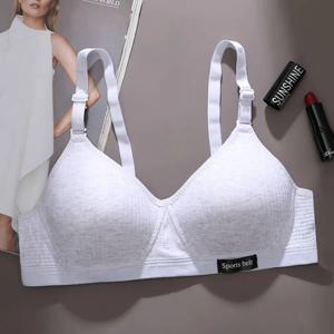 소녀 훈련 브래지어 코튼 속옷 뒤로 버클 디자인 Bralette 청소년 종합 통기성 십대 소녀 스포츠 탑 브래지어