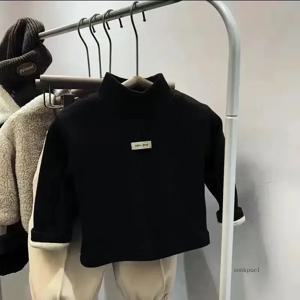 어린이 바닥 셔츠, 따뜻한 티셔츠, 아기 봉제 두꺼운 옷, 가을, 겨울, 신상