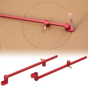 목공 스크라이빙 게이지 센터 파인더 눈금자, 알루미늄 스크라이빙 서클 눈금자 나침반, 목공 그릇 선반 작업용 32cm