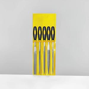 3*140/4*160mm 5개 알로이 스틸 파일 세트 정밀 원형 반원형 평형 사각형 삼각형 수공구 목공용