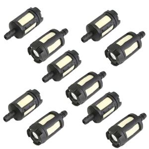 가솔린 정원 기계용 일반 연료 필터, 잔디 트리머 전기톱, 10 개