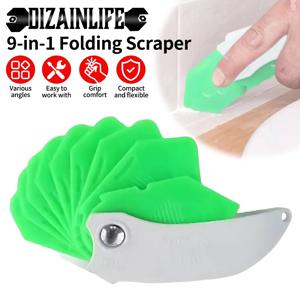 실리콘 코킹 도구 전문 실란트 스프레딩 조인트 실란트 스프레더 뒤집개, 타일 창 그라우트 가장자리 제거, 9 인 1