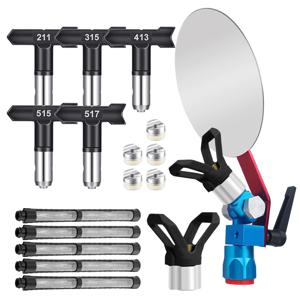 모든 에어리스 페인트 분무기, 배플 라텍스 페인트 페인트 Duckbill 시트 노즐, 분무기 액세서리 용 스프레이 가이드 액세서리 도구