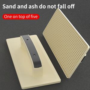 플라스틱 흙손 대형 강화 플랫 보드 시멘트 흙손 세면대 메이슨 도구용 회색 흙손