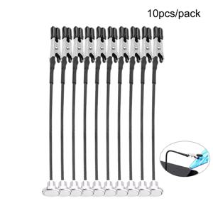 건담 모델 페인팅용 유연한 마그네틱 악어 클립 스틱, 건프라 DIY 통증 도구, 팩 당 10 개