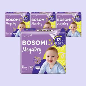 보솜이 메가드라이 팬티형 특대형 공용 26개입 × 4팩