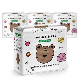 쿠잉 베러 놀라운 팬티형 기저귀 대형(L) 26매 4팩 (9kg ~ 12kg)