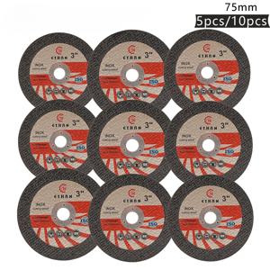 5/10pcs 3 인치 수지 절단 휠 미니 금속 절단 디스크 75mm 다이아몬드 톱 블레이드 앵글 그라인더 금속 목재 Pvc 절단