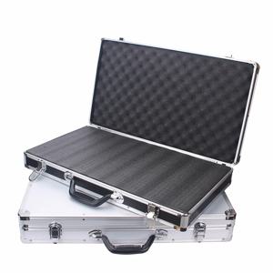 도구 상자 알루미늄 장비 케이스 정비공 대용량 가방 하드 케이스 58x32x8.5cm 직사각형 도구 상자 용 Protable 도구 상자