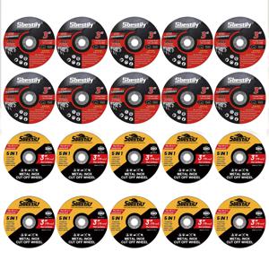 10Pcs 3 인치 커팅 디스크 미니 컷오프 휠 앵글 그라인더 커팅 용 스테인레스 스틸 금속 강철 알루미늄 목재 플라스틱