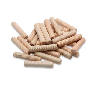 50 개/갑 라운드 나무 은못 핀 6*40mm 8*40mm 10*40mm 캐비닛 서랍 라운드 플루트 DIY 목공 은못 지그 드릴