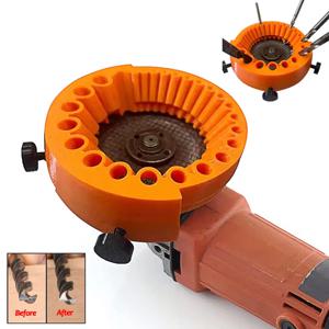 다목적 드릴 비트 숫돌 ABS 연마 연삭 보조 도구 조각 구동 기계 부품 드릴 비트 연삭 도구